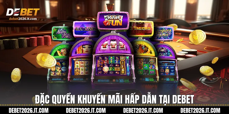 Đặc quyền khuyến mãi hấp dẫn tại Debet