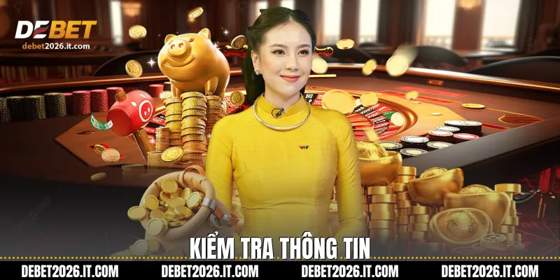 Kiểm tra thông tin