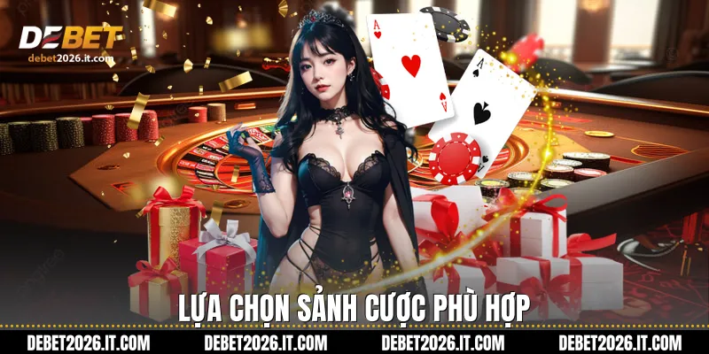 Lựa chọn sảnh cược phù hợp