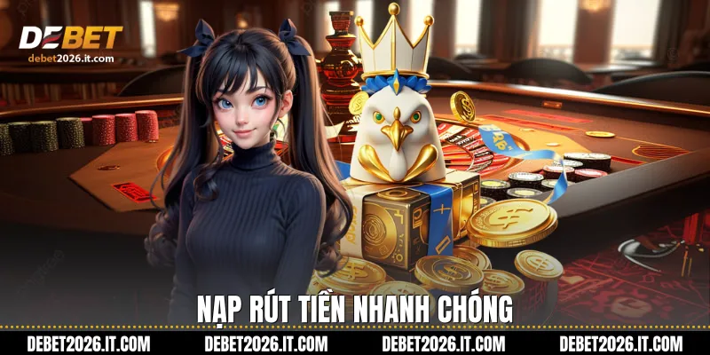 Nạp rút tiền nhanh chóng