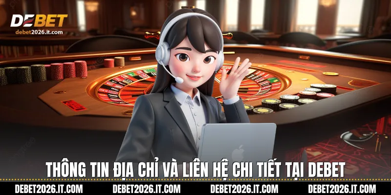 Thông tin địa chỉ và liên hệ chi tiết tại Debet