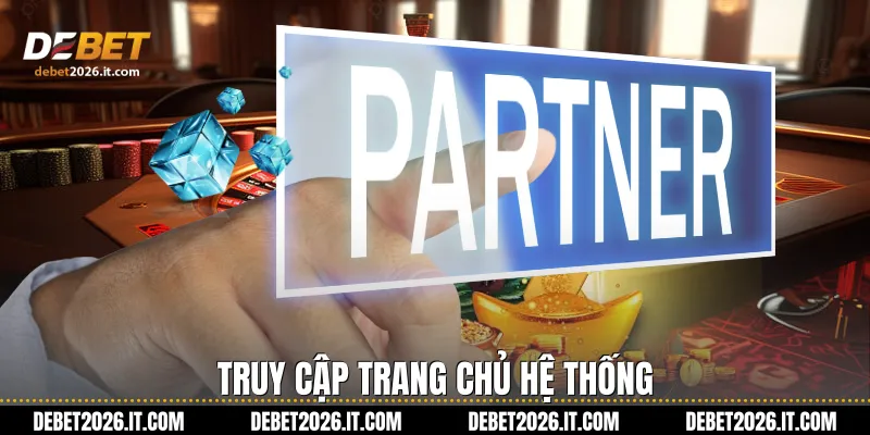 Truy cập trang chủ hệ thống